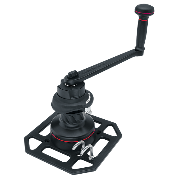 TopCrank LokHead Rigging Winch 500 w/ Plate, Handle